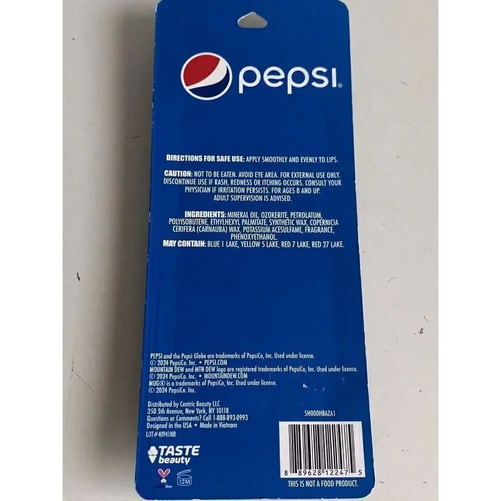 8 Pack‎  Pepsi Mountain Dew Mug Root Beer Flavored Lip Balms NEW